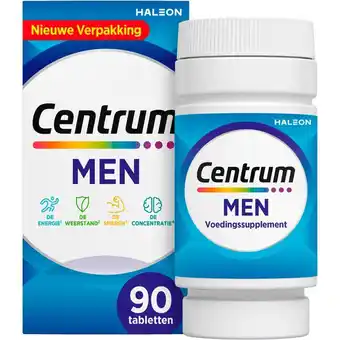 Etos Centrum Men Multivitaminen Tabletten 90 stuks aanbieding