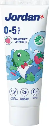 Etos Jordan Tandpasta Kids 0-5 Jaar 50 ML aanbieding