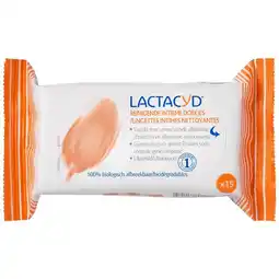 Etos Lactacyd Reinigende Verzorgende Intiem Tissues 15 Stuks aanbieding