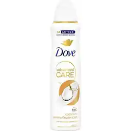 Etos Dove Advanced Care Coconut & Jasmine Flower Anti-Transpirant Deodorant Spray 150 ML aanbieding
