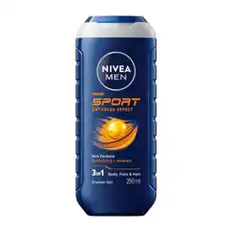 Etos NIVEA MEN Sport Douchegel 250 ML aanbieding