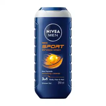 Etos NIVEA MEN Sport Douchegel 250 ML aanbieding