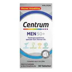 Etos Centrum Men 50+ Multivitaminen Tabletten 90 stuks aanbieding