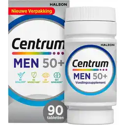 Etos Centrum Men 50+ Multivitaminen Tabletten 90 stuks aanbieding
