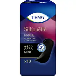 Etos TENA Silhouette Noir Mini Verbanden 18 stuks aanbieding