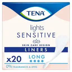 Etos TENA Lights Sensitive Long Inlegkruisjes 20 stuks aanbieding