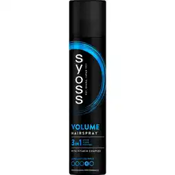 Etos Syoss Volume Haarspray 300 ML aanbieding