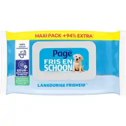 Etos Page Vochtig Toiletpapier Compleet Schoon Maxi Voordeelverpakking aanbieding