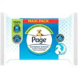 Etos Page Vochtig Toiletpapier Compleet Schoon Maxi Voordeelverpakking aanbieding