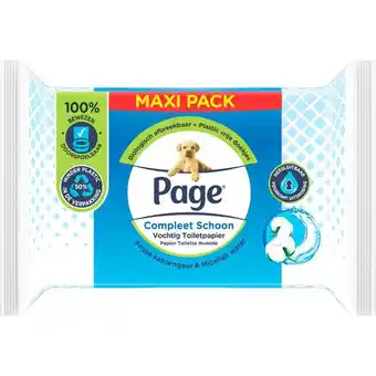 Etos Page Vochtig Toiletpapier Compleet Schoon Maxi Voordeelverpakking aanbieding