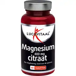 Etos Lucovitaal Magnesium 400 mg Citraat Tabletten 60 Stuks aanbieding