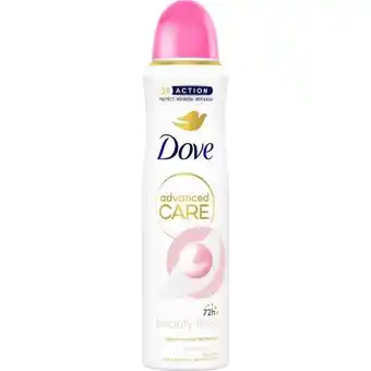 Etos Dove Advanced Care Beauty Finish Anti-Transpirant Deodorant Spray 150 ML aanbieding