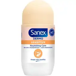 Etos Sanex Dermo Sensitive Deodorant Roller 50 ML aanbieding