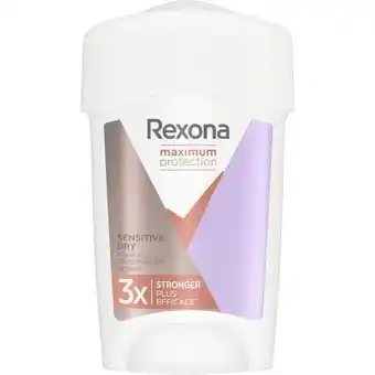 Etos Rexona Woman Maximum Protection Sensitive Dry Deodorant Stick 45 ML aanbieding