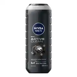 Etos NIVEA MEN Active Clean Douchegel 500 ML aanbieding