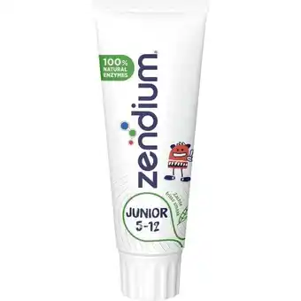 Etos Zendium Junior Junior 5-12 jaar Tandpasta 75 ML aanbieding