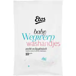 Etos Etos Baby & Kids Wegwerpwashandjes 10 stuks aanbieding