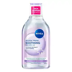 Etos NIVEA Soothing Micellair Water Gevoelige huid 400 ML aanbieding