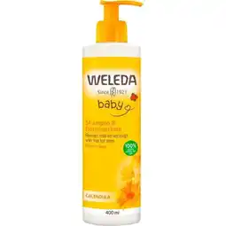Etos Weleda Calendula Shampoo & Douchecreme 400 ml aanbieding