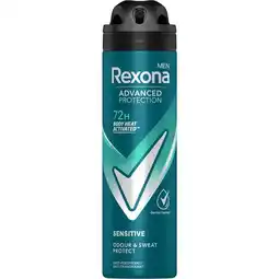 Etos Rexona Men Advanced Protection Sensitive Deodorant Spray 150 ML aanbieding