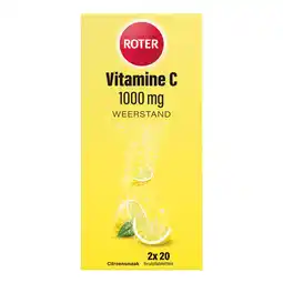 Etos Roter Vitamine C Bruis 1000 mg Citroen 40 bruistabletten aanbieding