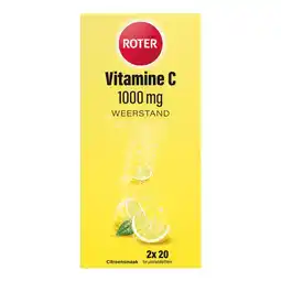 Etos Roter Vitamine C Bruis 1000 mg Citroen 40 bruistabletten aanbieding