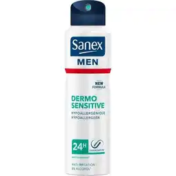 Etos Sanex Men Dermo Sensitive Deodorant Spray 200 ML aanbieding