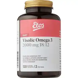 Etos Etos Visolie Omega 3 2000 mg 18/12 Capsules 120 stuks aanbieding