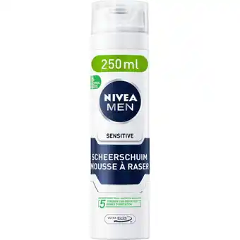 Etos NIVEA MEN Sensitive Scheerschuim 250 ML aanbieding