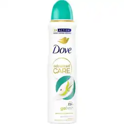 Etos Dove Advanced Care Go Fresh Pear Anti-Transpirant Deodorant Spray 150 aanbieding