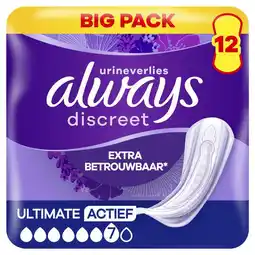 Etos ALWAYS DISCR PADS ULT ACTIVE 12 - BP aanbieding