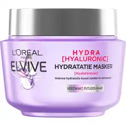 Etos L'Oréal Elvive Hydra Hyaluronic Masker 300 ML aanbieding