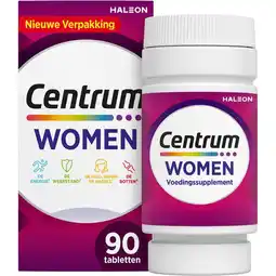 Etos Centrum Multivitaminen Women Tabletten 90 stuks aanbieding
