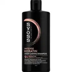 Etos Syoss Intense Keratin Shampoo 440 ML aanbieding