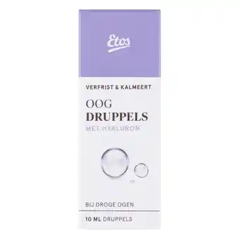 Etos Etos Oogdruppels Met Hyaluron 10 ML aanbieding