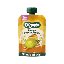 Etos Organix Bio Knijpfruit Mango, Peer, Granola aanbieding
