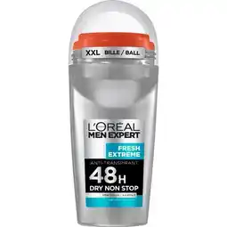 Etos L'Oréal Paris Men Expert Fresh Extreme 48H Deodorant Roller 50ML aanbieding