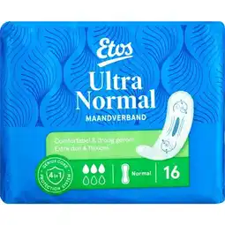 Etos Etos Ultra Maandverband Normal 16 stuks aanbieding