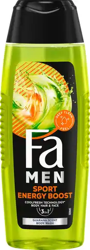 Etos Fa Men Xtreme Sport Energy Boost 3-in-1 Douchegel 250 ML aanbieding