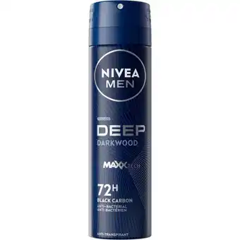 Etos NIVEA MEN Deep Darkwood Deodorant Spray 150 ML aanbieding