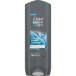 Etos Dove Men+Care Clean Comfort Douchegel 250 ML aanbieding