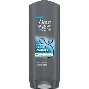 Etos Dove Men+Care Clean Comfort Douchegel 250 ML aanbieding