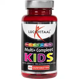 Etos Lucovitaal Multi+ Compleet Kids 60 stuks aanbieding