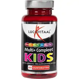 Etos Lucovitaal Multi+ Compleet Kids 60 stuks aanbieding