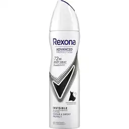 Etos Rexona Woman Advanced Protection Invisible B&W Deodorant Spray 150 ML aanbieding