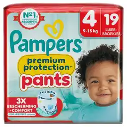Etos Pampers Premium Protection Pants Luierbroekjes Maat 4 9-15 KG 19 Stuks aanbieding