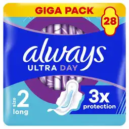 Etos ALWAYS ULTRA PADS WINGS L 28 - GP aanbieding