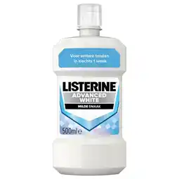 Etos Listerine Advanced White Mondspoeling - 500ML aanbieding