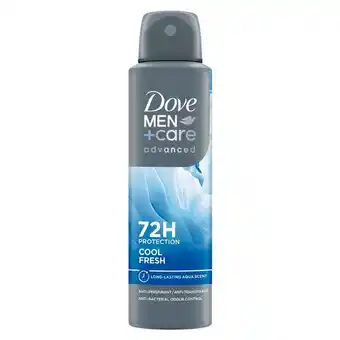 Etos Dove Men+Care Advanced Cool Fresh Anti-transpirant Deodorant Spray 150 ML aanbieding