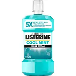 Etos Listerine Coolmint Milde Smaak Mondspoeling - 500 ML aanbieding